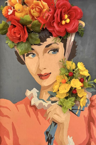 Diana Laufer, Mrs. Dalloway (detail). Courtesy of Corey Helford Gallery 