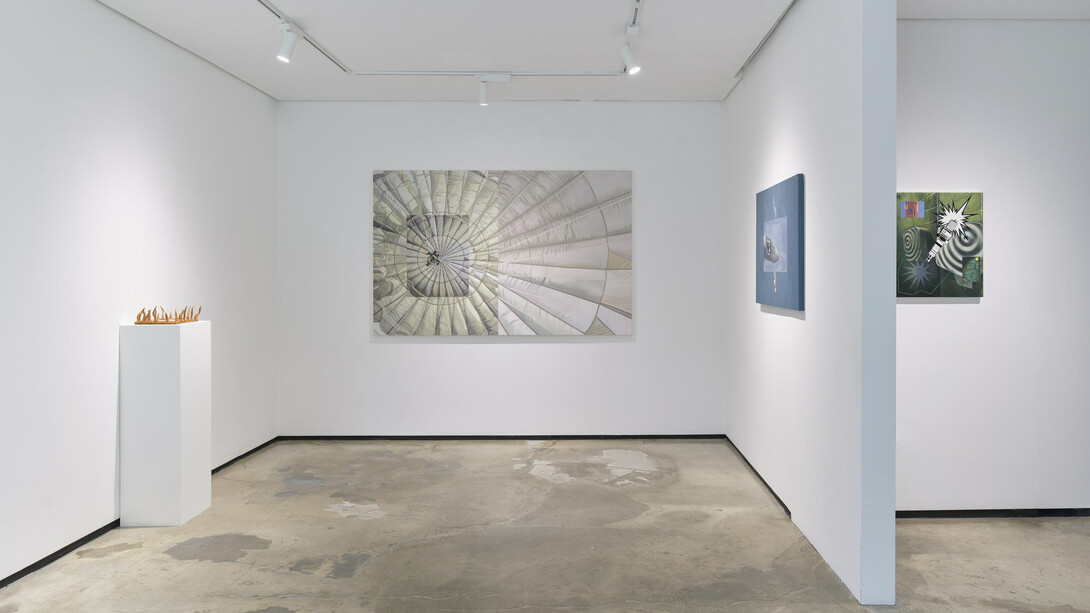 Various artists, The unflattening mandate, exhibition view. Courtesy of Lazy Mike Gallery