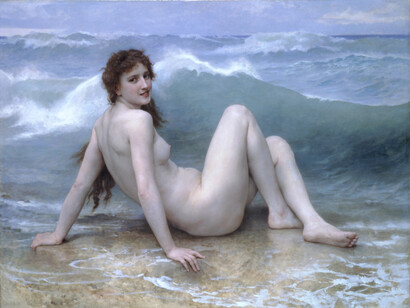 «A onda» (1896), William-Adolphe Bouguereau