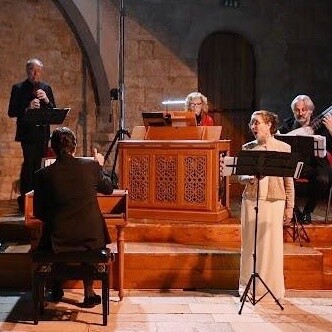 Festival Anima Mea di Bari: insieme al Baroque Lumina - concertatore G.Benedetti; Andrea Benucci, tiorba; Rebecca Ferri, violoncello; Anna Clemente, organo; Alfredo Bernardini, oboe; Elena Cecchi Fedi, soprano;
Rossana Bertini, soprano