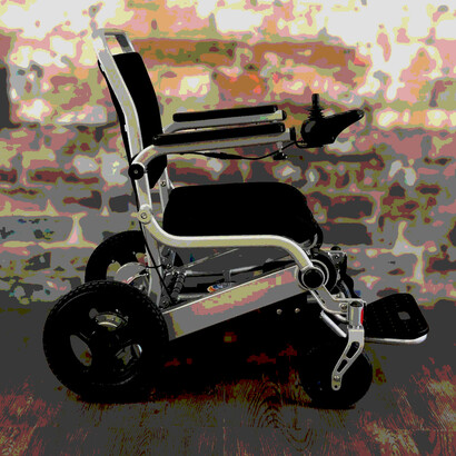 Silla de ruedas plegable