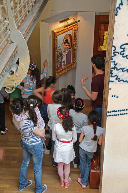 The Hergé area. Courtesy of Comics Art Museum