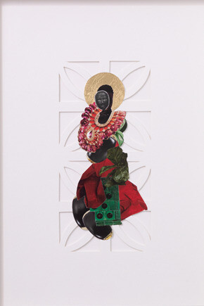 Erika Defreitas, The Black Madonnas of Perpetual Murmurs 11 (detail), 2023. Courtesy of Claire Oliver Gallery