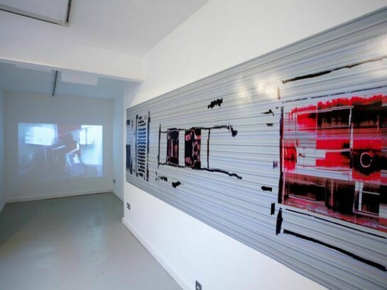 James Thompson, installation view of 'Expanding Spaces' at Marsden Woo Gallery Project Space (2013), photo © Philip Sayer, courtesy of Marsden Woo Gallery