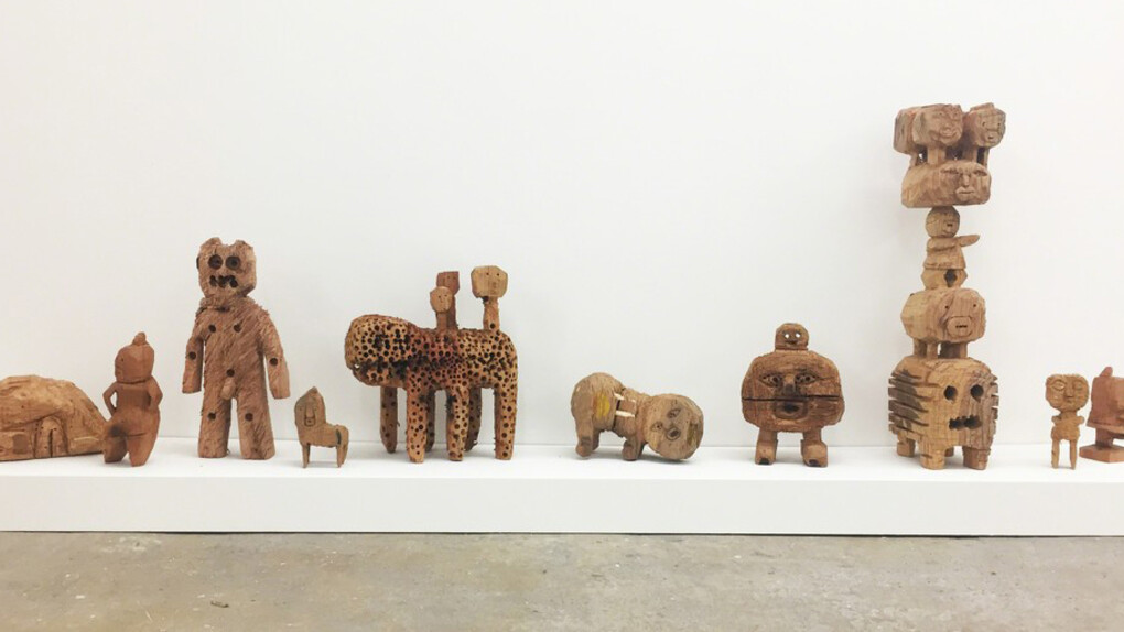 Faithful Dog Man. Courtesy of Cindy Rucker Gallery