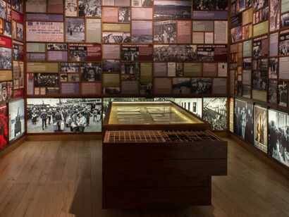 Ascensão e queda dos fascismos
Portugal 1890-1976. Courtesy of 
Museu do Aljube