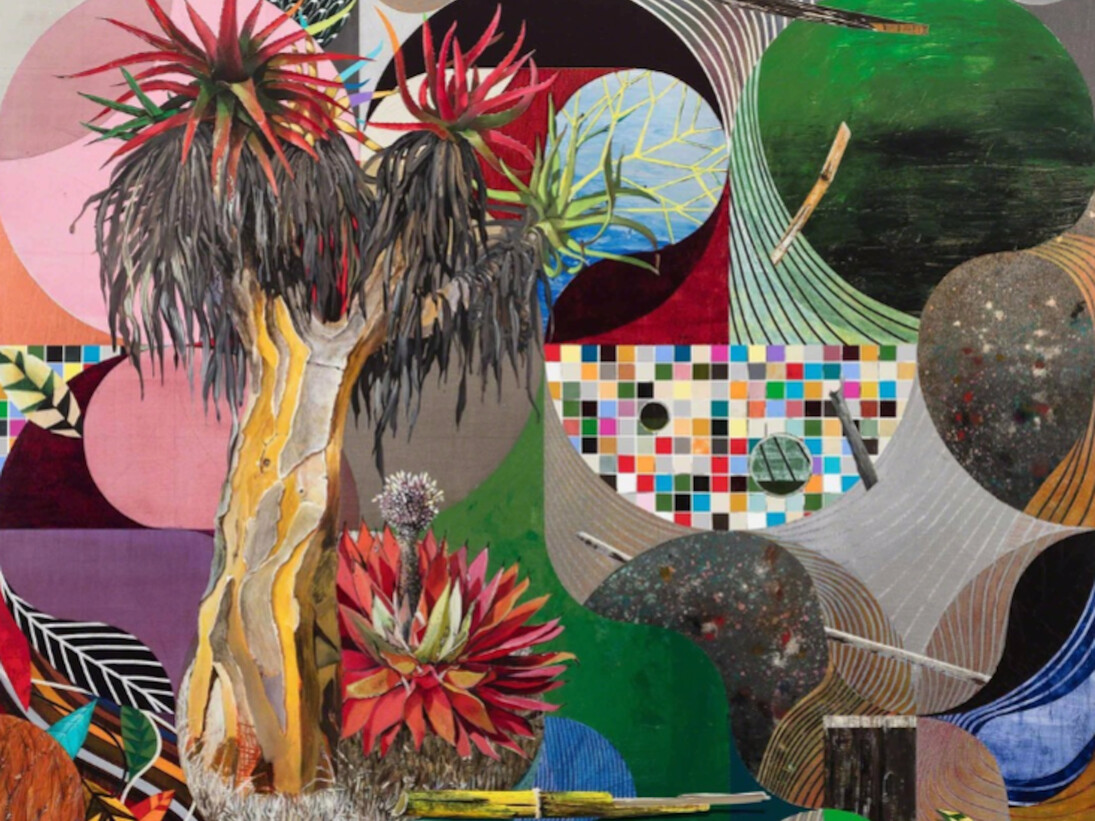 Luiz Zerbini, Cabeça d'Agua, 2016, Exhibition view. Courtesy of Stephen Friedman Gallery