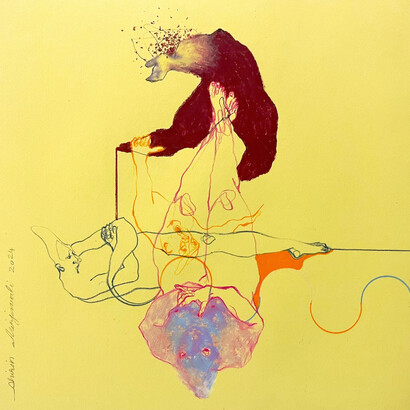 Shirin Mirjamali, Untitled, 2024. Courtesy of Anita Rogers Gallery