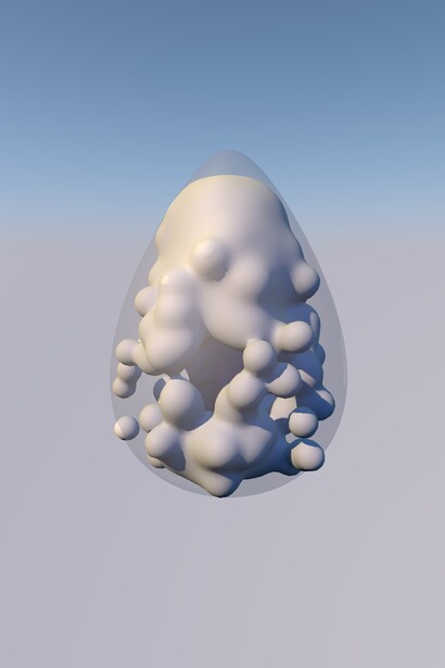 AEROBANQUETS RMX, computer rendering of BollaSpuma