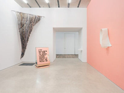 Project Gallery: Shana Lutker, Again Against, A Foot, A Back, A Wall, 2015, Installation view Pérez Art Museum Miami, Photo: Studio LHOOQ