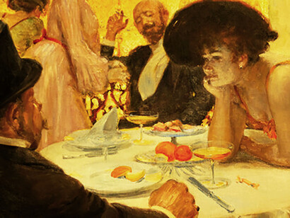 La Belle Époque: Loge im Sofiensaal (1903), Josef Engelhart