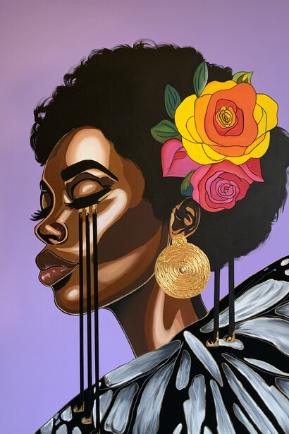 Shaunt'e Lewis, Song cry. Courtesy of Long-Sharp Gallery