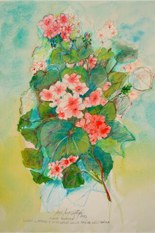 Anna Saegesser Pavone, Soave Profumo, cm 28 x 38 2014  