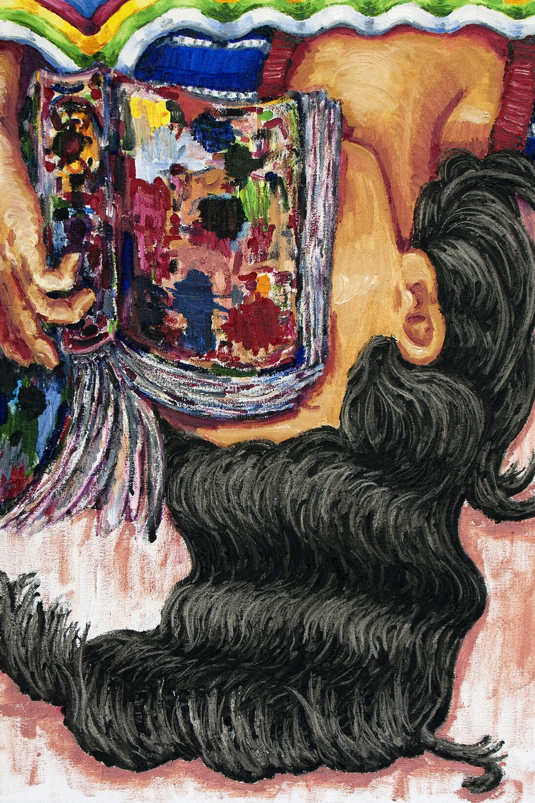 Willem Weismann, Reading about Dreaming, 2015, 60 x 50 cm
