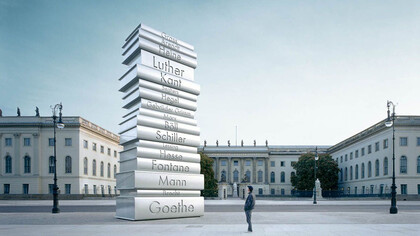 La Torre dei libri a Bebelplatz, Berlino