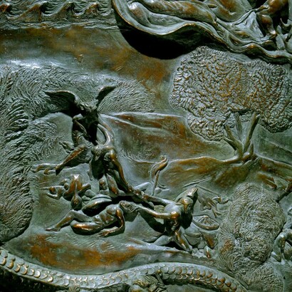 Alessandro Romano. Lo scudo di Achille, dettaglio