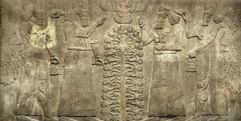 Palace Reliefs from Kalhu. Courtesy of Bowdoin Museum 