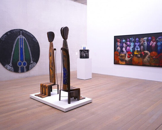 Installation view: On the Horizon: Contemporary Cuban Art from the Jorge M. Pérez Collection, Pérez Art Museum Miami, 2017. Photo by PAMM