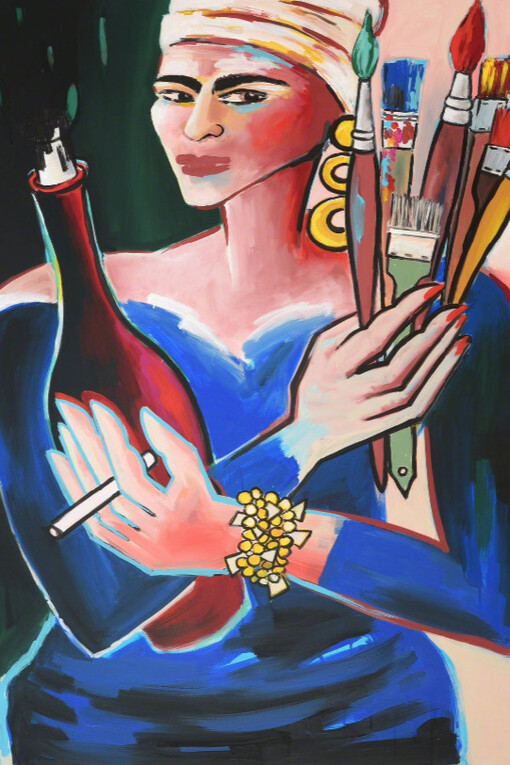 Elvira Bach. Courtesy of Galerie Kornfeld