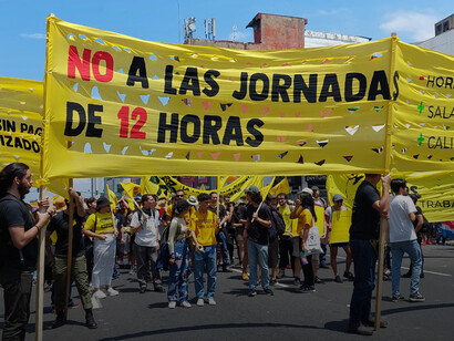 Protestas contra el Proyecto de Ley que contempla jornadas de trabajo de 12 horas en Costa Rica