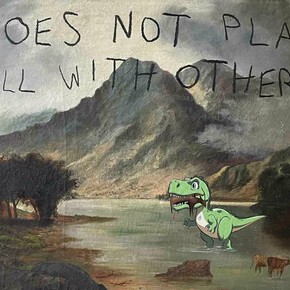 The Connor Brothers, Does not play well with others (detail), 2026. Courtesy of West Chelsea Contemporary
