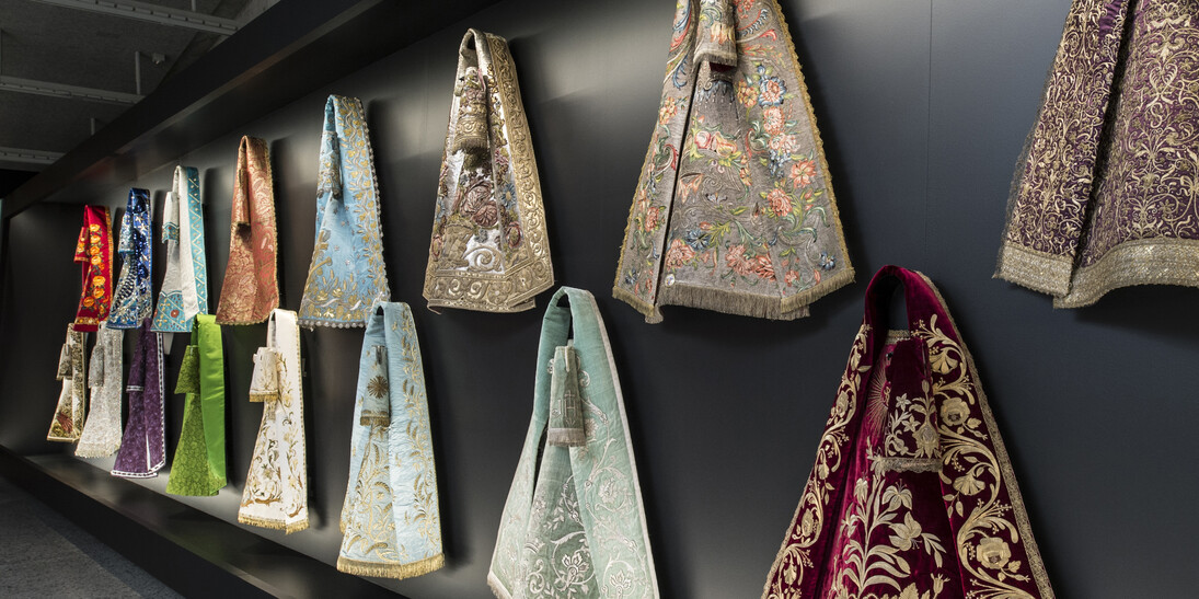 Gowns for the Black Madonna. Photo: Swiss National Museum