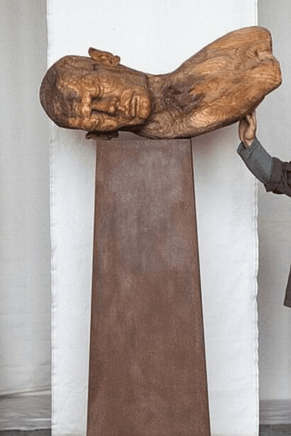 Upside down, artwork in exhibition. Courtesy of Leila Heller Gallery