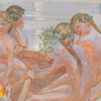 Akseli Gallen-Kallela: Väinämöinen’s voyage (detail), 1909. Oil on canvas. Finnish National Gallery Collection / Ateneum Art Museum, Antell collections