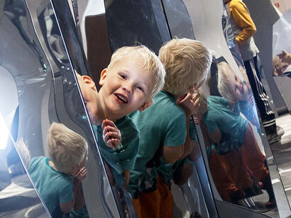 MegaMind, exhibition view. Courtesy of Tekniska Museet