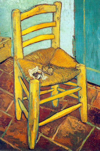 Vincent van Gogh. La silla de Van Gogh. 1888. National Gallery, Londres)