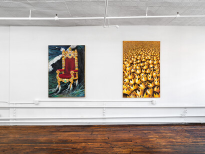Robert Hawkins: Dream Mine at Off Paradise, New York, installation view, photograph by
Dario Lasagni. Courtesy of the artist and Off Paradise, New York
