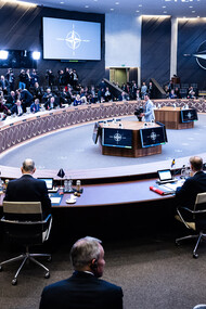 General View of the meeting Foreign Ministry of Estonia at NATO on 28 November 2023