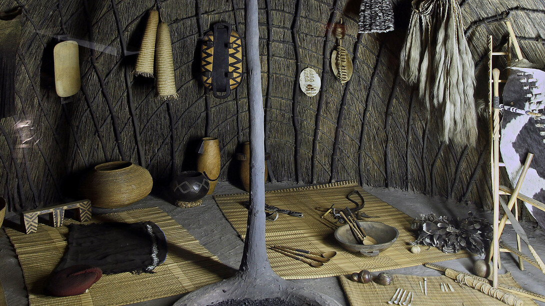 African cultures, exhibition view. Courtesy of National Museum Bloemfontein