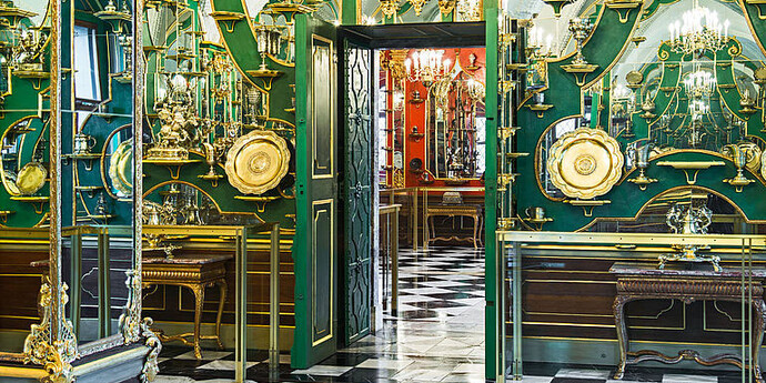 Historic Green Vault. Courtesy of The Royal Castle