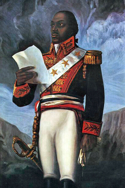 Toussaint Louverture, der wichtigste Anführer der haitianischen Revolution, der den Grundstein für die Abschaffung der Sklaverei in Haiti und in der ganzen Welt legte