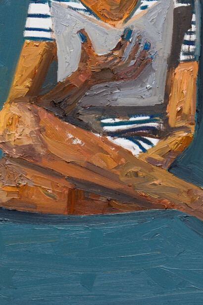 Lia D. Castro, A leitora (detail), 2024. Courtesy of M+B Gallery