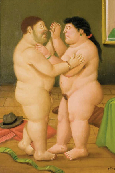 Fernando Botero, La Danse, 2005, Signed and dated ‘Botero 05’ (lower right), Oil on Canvas, 45 x 34 cm - 17.7 x 13.4 in