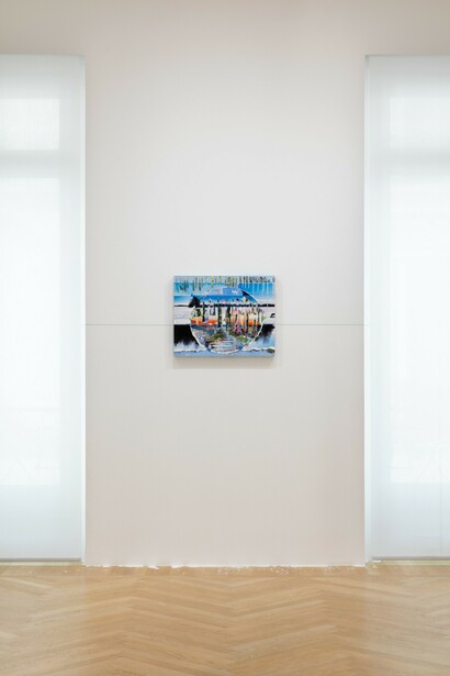 Sarah Sze, Pictures at an exhibition, exhibition view. Courtesy of Gagosian Gallery