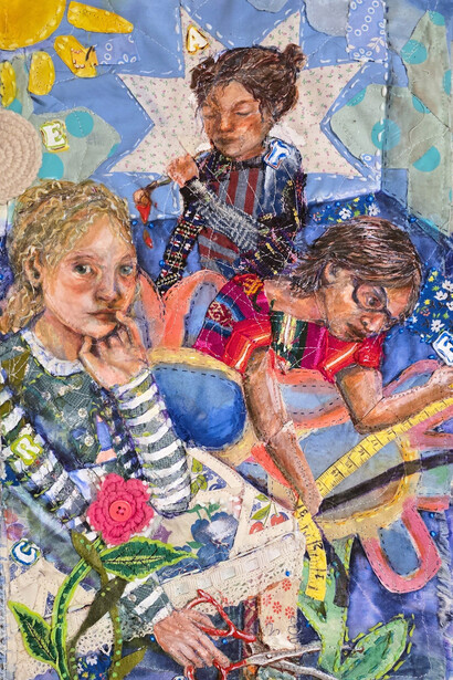 Eden Quispe, Create recreate (detail), 2025. Courtesy of the Camp Gallery
