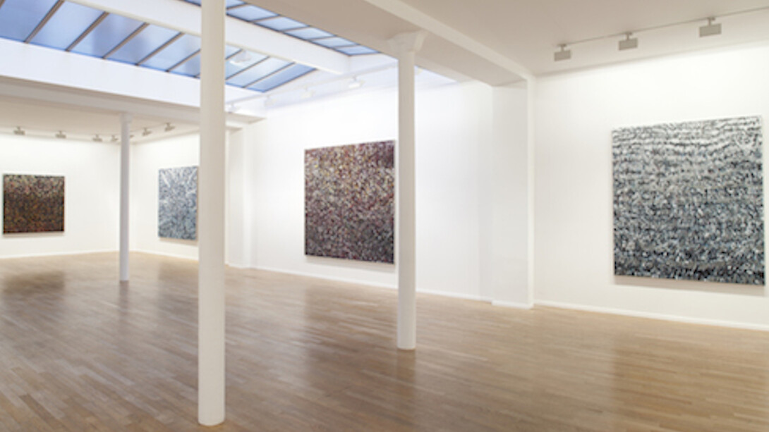 Philippe Cognée, Exhibition view. Courtesy of Galerie Templon