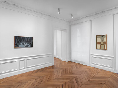 Léon Wuidar, vue de l'exposition. Avec l'aimable autorisation de White Cube