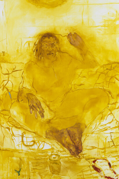Jennifer Packer, Alexandria, 2015, Oil on canvas, 154.5 x 92 cm, Courtesy: Corvi-Mora, London
