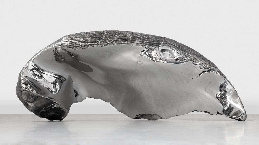 Marc Quinn, The Toxic Sublime, Frozen Wave (The Conservation of Culture), 2015, Stainless steel