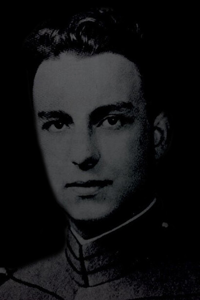 Anastasio Somoza durante su formación en West Point