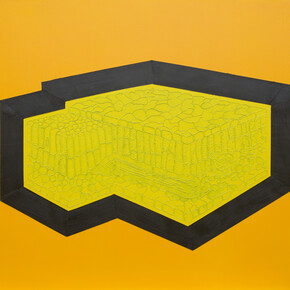 Wang Jianwei, Time Temple, 2014, Acrylic and oil on canvas, 210 x 301 cm, Solomon R. Guggenheim Museum, New York, Acquisition in process, The Robert H. N. Ho Family Foundation Collection. Photo: Xu Boxin, courtesy the artist. All works by Wang Jianwei © 2014 Wang Jianwei, used by permission.