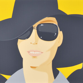 Alex Katz, Vivien in Black Hat, 2010, Silkscreen in 34 colors, 73 x 102 cm, Edition of 75