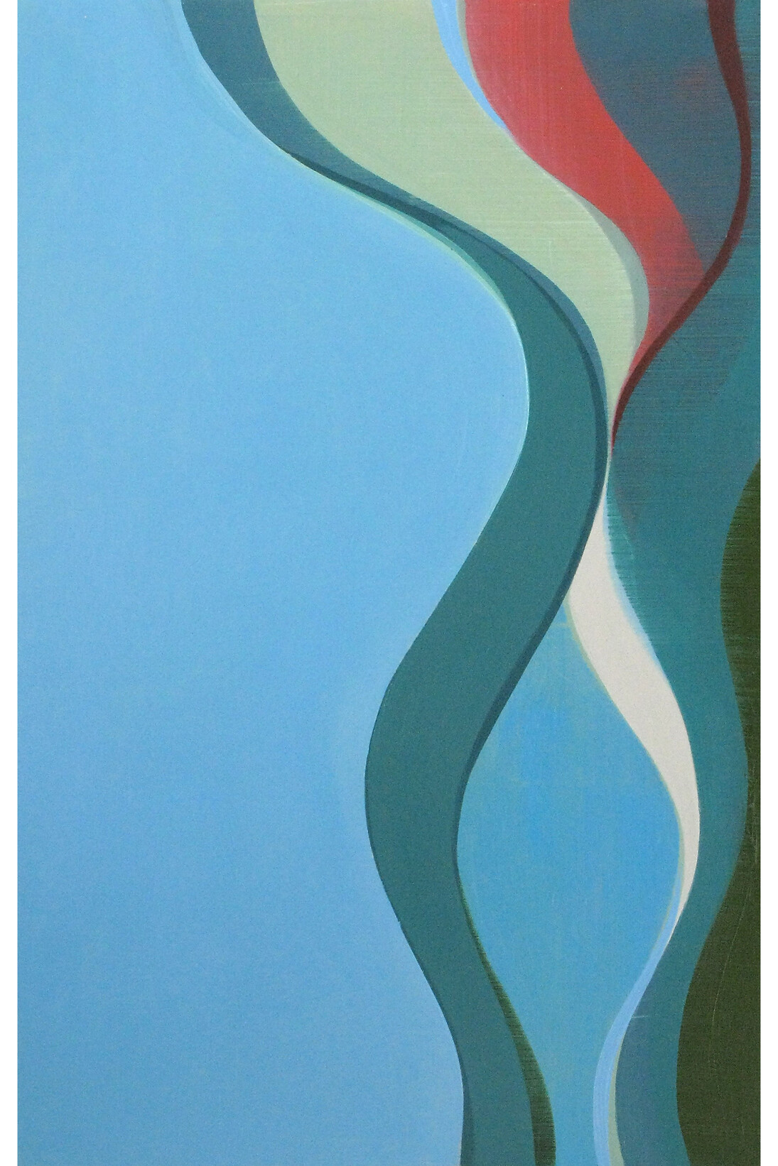 Margaret Neill, Cirrus, 2014, oil on canvas, 67 x 43 inches
