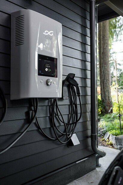 Electric vehicle dcbel charging point for eco-friendly driving