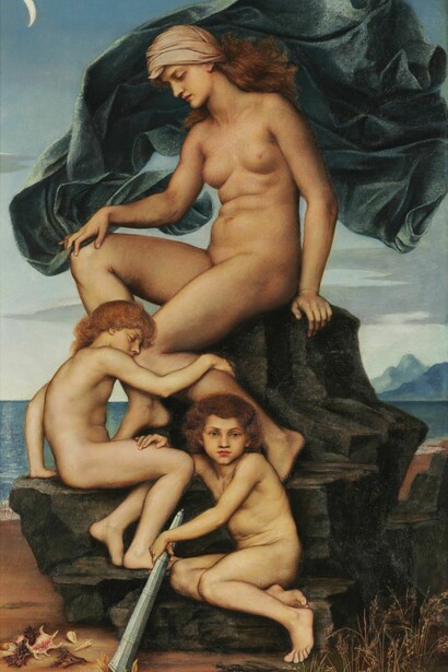 Evelyn De Morgan, Sleep and Death The Children of Night