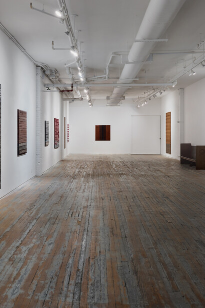 Installation View, Daniele Milvio, Red Herring. Courtesy of Amanita Gallery